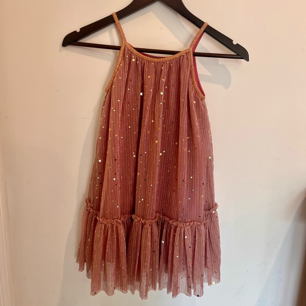 Sparkling Pink Sleeveless Dress
